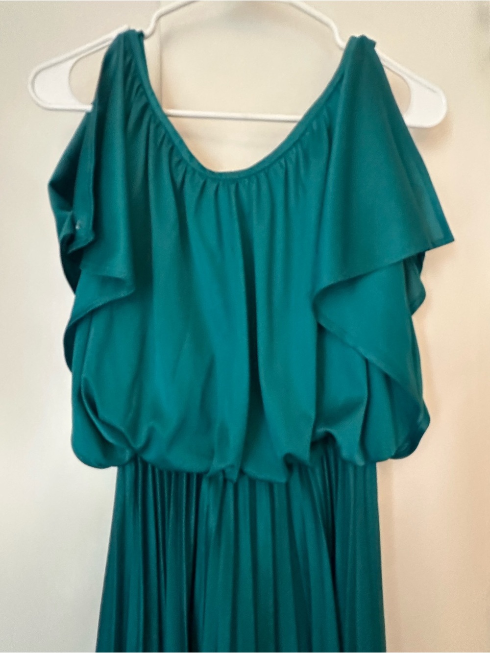 Vintage Palm Royale Palm Beach Flutter Sleeve midi Dress - s - Picture 3 of 8